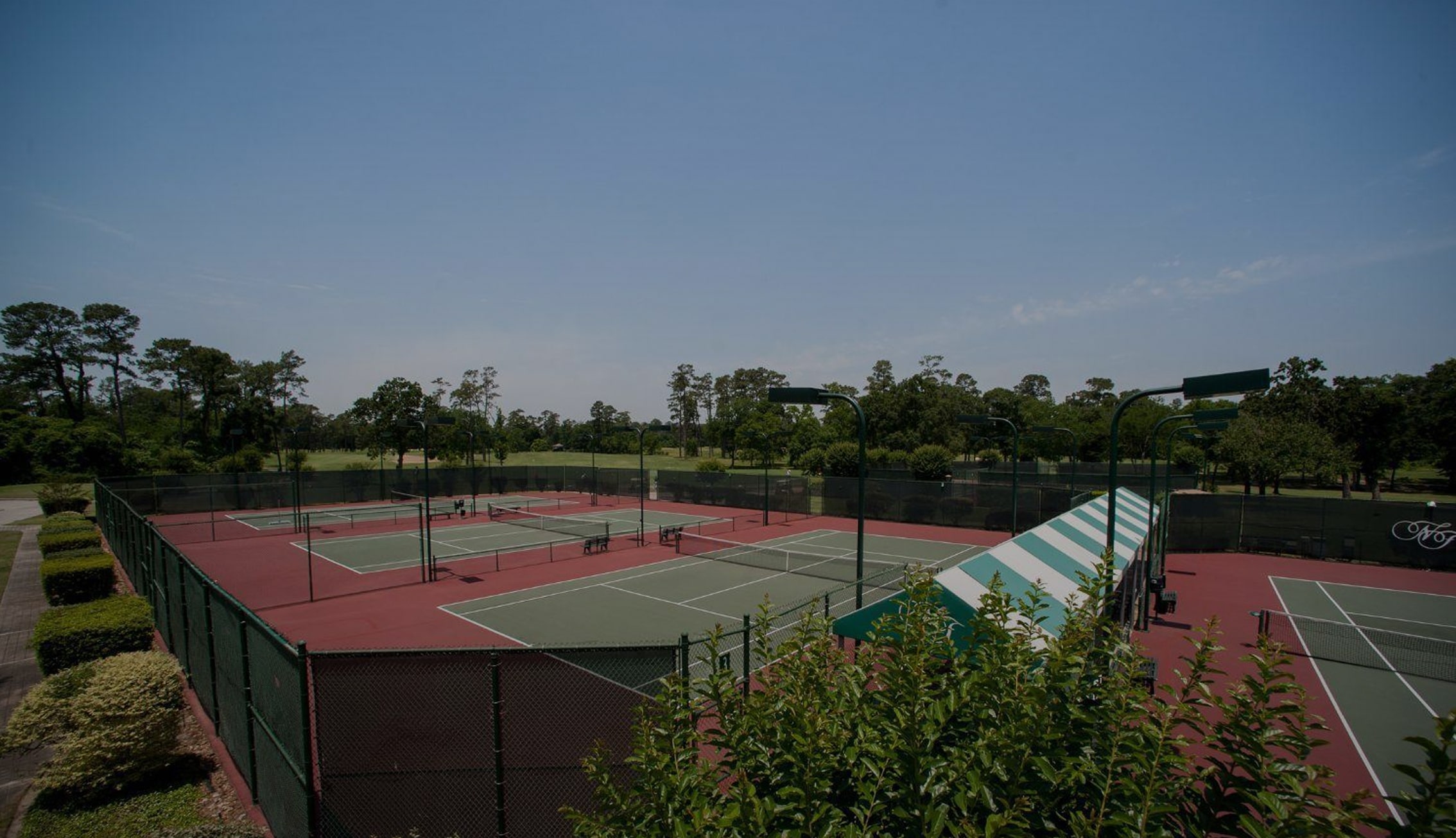 Tennis courts at HP Tennis Academy